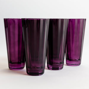 Estelle Colored Sunday High Balls - Set of 6 {Amethyst}