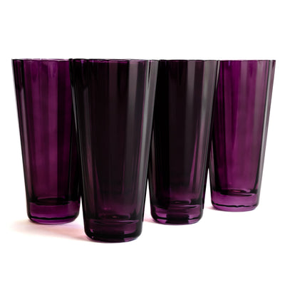 Estelle Colored Sunday High Balls - Set of 6 {Amethyst}