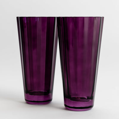Estelle Colored Sunday High Balls - Set of 2 {Amethyst}