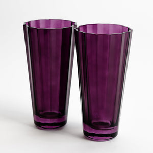 Estelle Colored Sunday High Balls - Set of 2 {Amethyst}