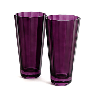 Estelle Colored Sunday High Balls - Set of 2 {Amethyst}
