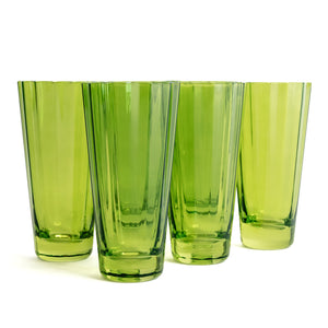 Estelle Colored Sunday High Balls - Set of 6 {Forest Green}