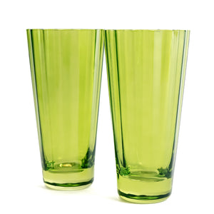 Estelle Colored Sunday High Balls - Set of 2 {Forest Green}