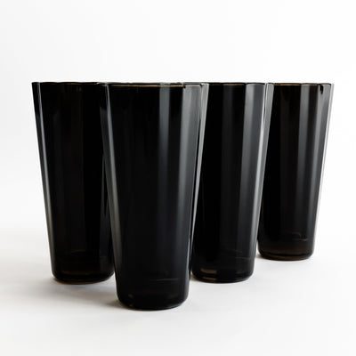 Estelle Colored Sunday High Balls - Set of 6 {Black}