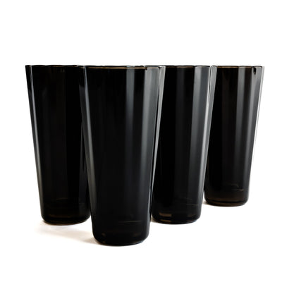Estelle Colored Sunday High Balls - Set of 6 {Black}