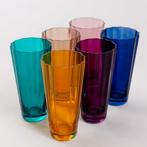 Estelle Colored Sunday High Balls - Set of 6 {Fall Mixed Set}
