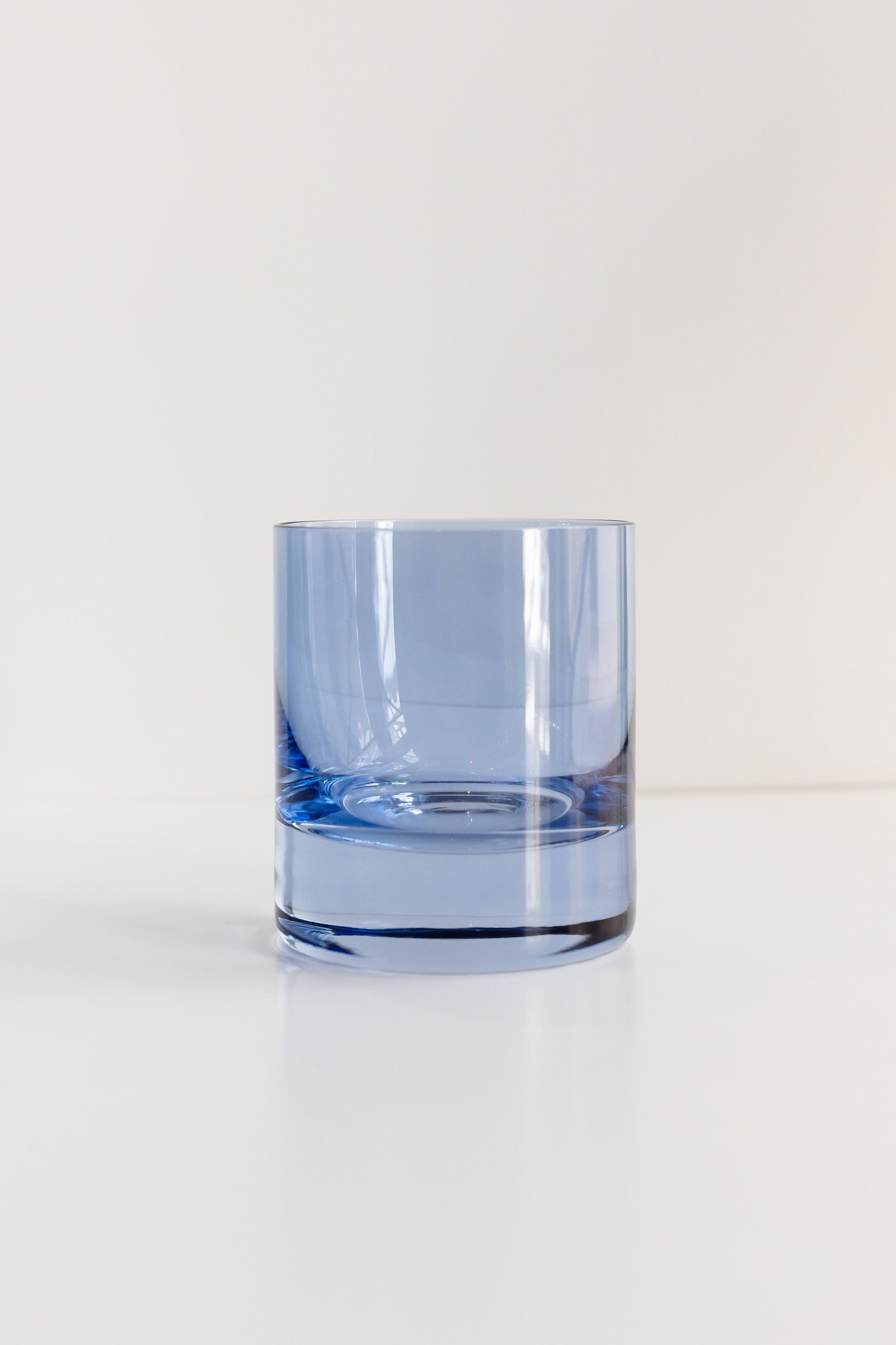 Estelle Colored Rocks Glass -  Set of 2 {Cobalt Blue}