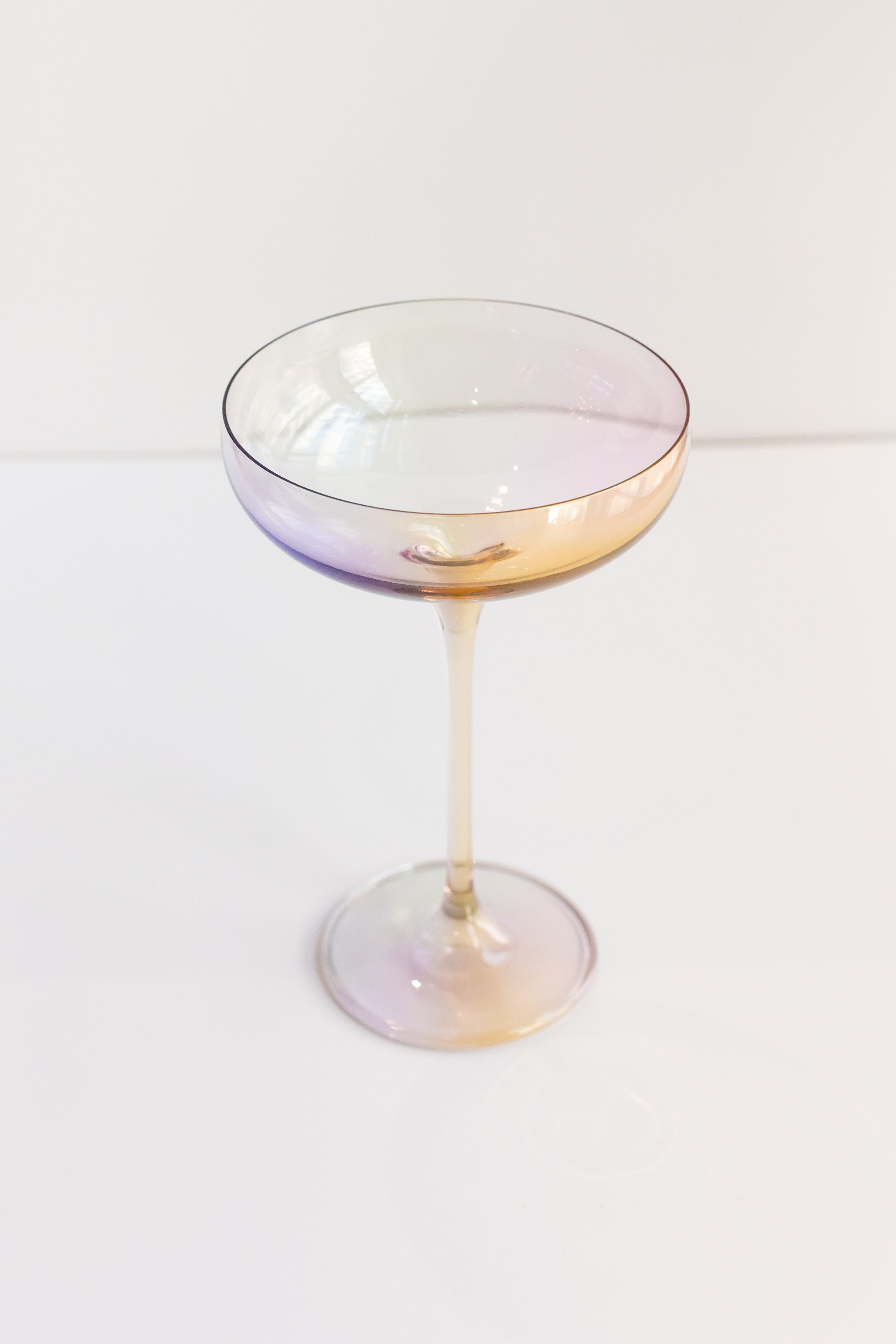 Estelle Colored Champagne Coupe Stemware - Thumbnail 5