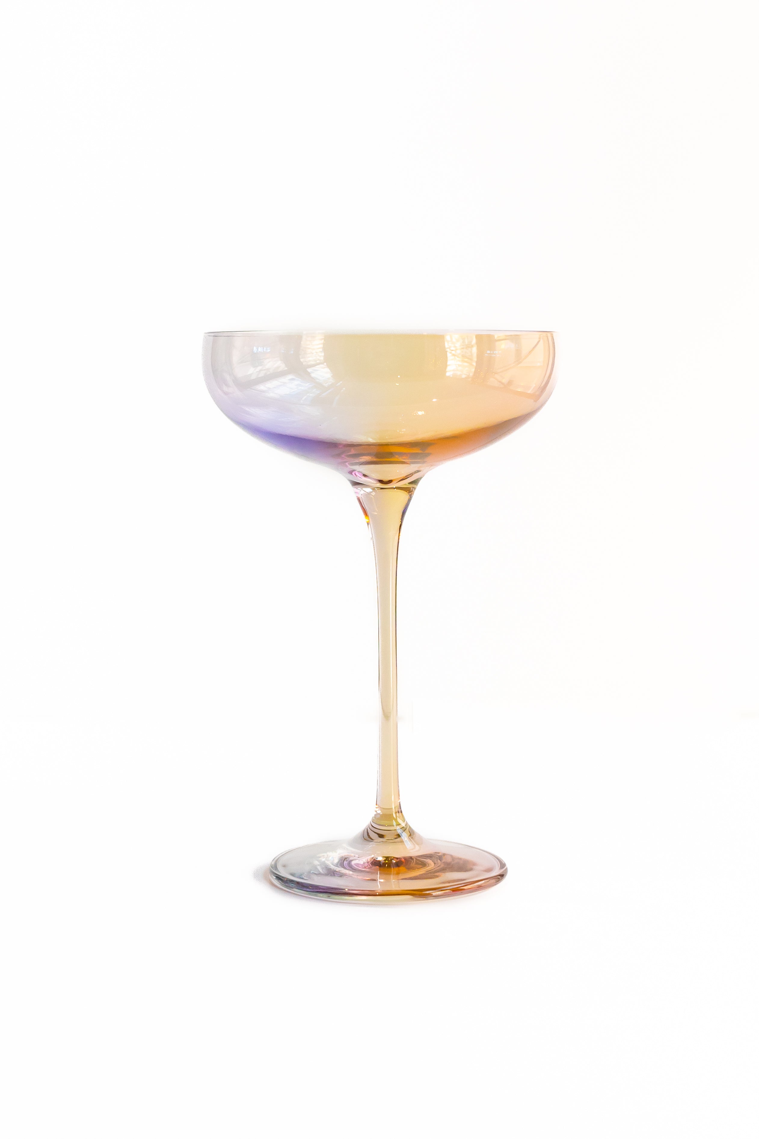 Estelle Colored Champagne Coupe Stemware