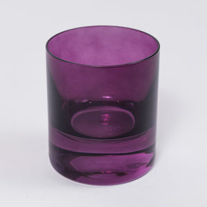 Estelle Colored Rocks Glass - Set of 2 {Amethyst}