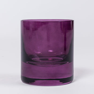 Estelle Colored Rocks Glass - Set of 6 {Amethyst}