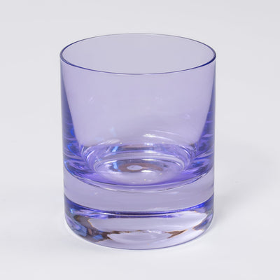 Estelle Colored Rocks Glass - Set of 2 {Lavender}