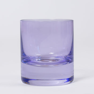 Estelle Colored Rocks Glass - Set of 6 {Lavender}
