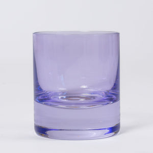 Estelle Colored Rocks Glass - Set of 2 {Lavender}
