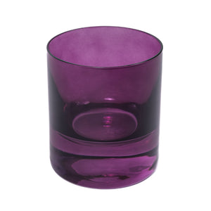 Estelle Colored Rocks Glass - Set of 2 {Amethyst}