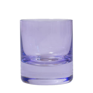 Estelle Colored Rocks Glass - Set of 6 {Lavender}