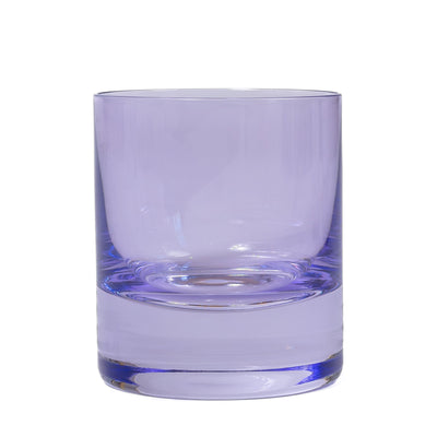 Estelle Colored Rocks Glass - Set of 6 {Lavender}