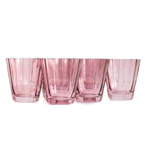 Estelle Colored Sunday Low Balls - Set of 6 {Rose}