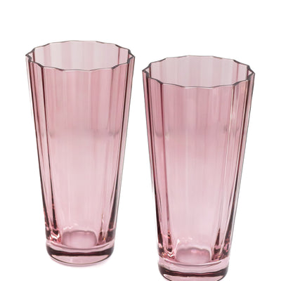 Estelle Colored Sunday High Balls - Set of 2 {Rose}