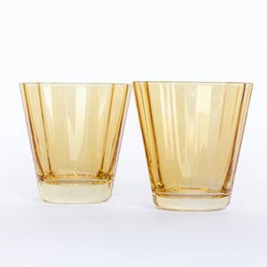 Estelle Colored Sunday Low Balls - Set of 2 {Yellow}