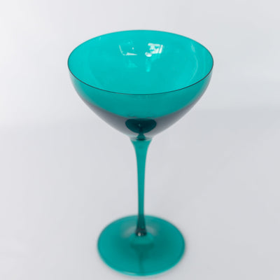 Estelle Colored Martini Glass - Set of 2 {Emerald Green}