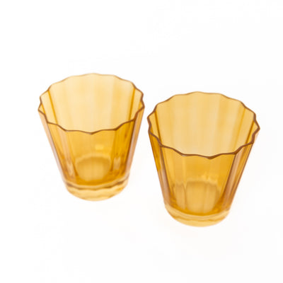 Estelle Colored Sunday Low Balls - Set of 2 {Butterscotch}