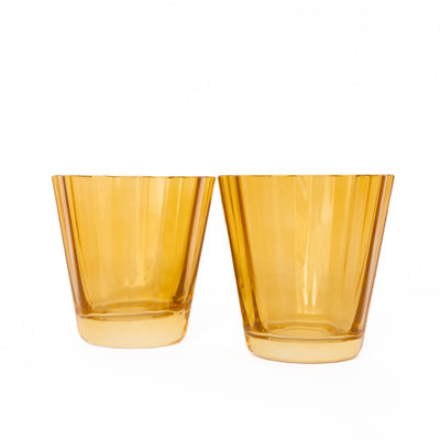Estelle Colored Sunday Low Balls - Set of 2 {Butterscotch}