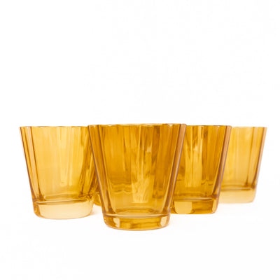 Estelle Colored Sunday Low Balls - Set of 6 {Butterscotch}