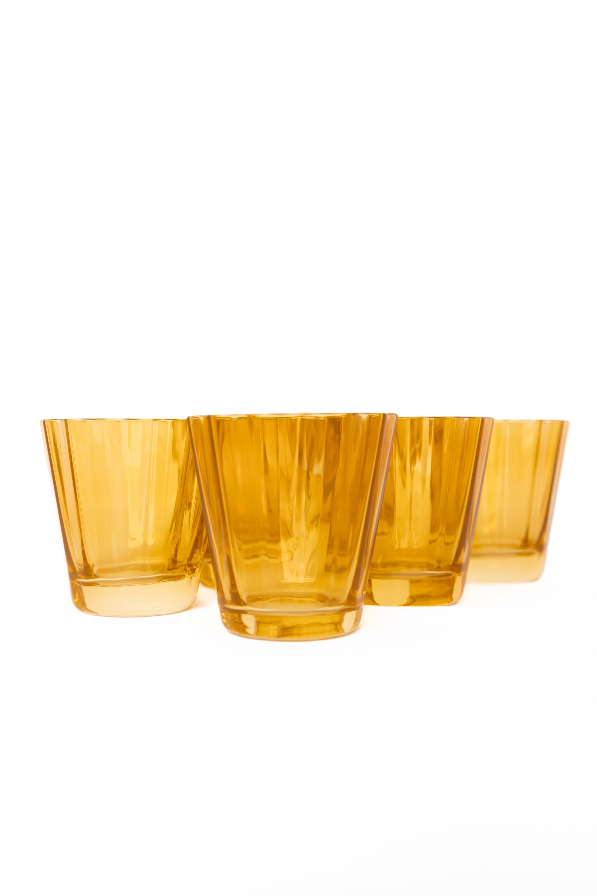Estelle Colored Sunday Low Balls - Set of 6 {Butterscotch}