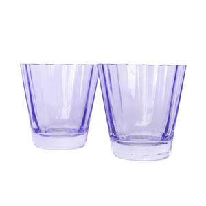 Estelle Colored Sunday Low Balls - Set of 2 {Lavender}