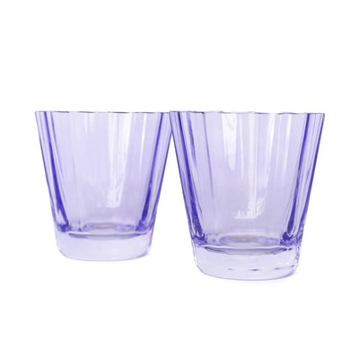Estelle Colored Sunday Low Balls - Set of 2 {Lavender}
