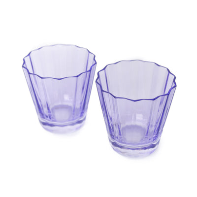 Estelle Colored Sunday Low Balls - Set of 2 {Lavender}