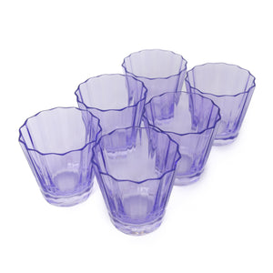 Estelle Colored Sunday Low Balls - Set of 6 {Lavender}