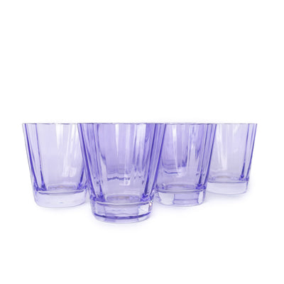 Estelle Colored Sunday Low Balls - Set of 6 {Lavender}