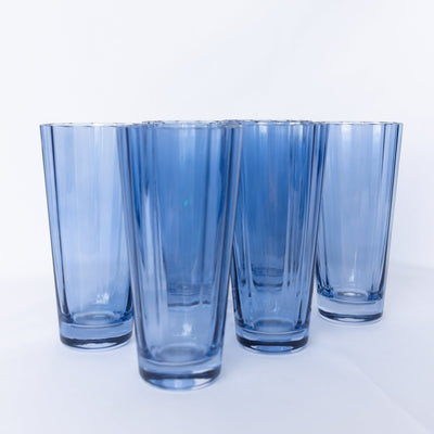 Estelle Colored Sunday High Balls - Set of 6 {Cobalt Blue}