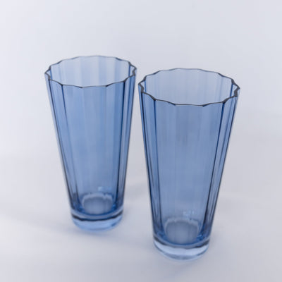 Estelle Colored Sunday High Balls - Set of 2 {Cobalt Blue}
