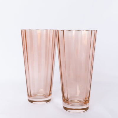 Estelle Colored Sunday High Balls - Set of 2 {Blush Pink}
