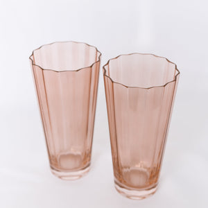 Estelle Colored Sunday High Balls - Set of 2 {Blush Pink}