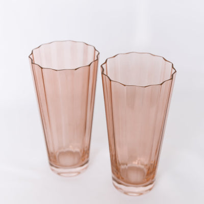 Estelle Colored Sunday High Balls - Set of 2 {Blush Pink}