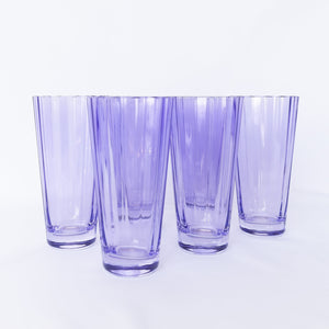 Estelle Colored Sunday High Balls - Set of 6 {Lavender}