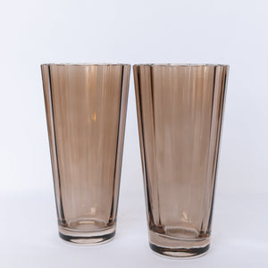 Estelle Colored Sunday High Balls - Set of 2 {Mocha Mousse (Our Amber Smoke)}
