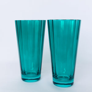 Estelle Colored Sunday High Balls - Set of 2 {Emerald Green}