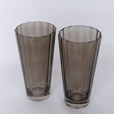 Estelle Colored Sunday High Balls - Set of 2 {Gray Smoke}