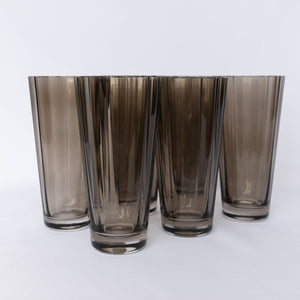 Estelle Colored Sunday High Balls - Set of 6 {Gray Smoke}