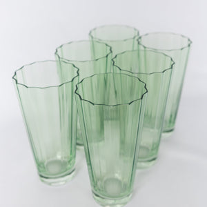 Estelle Colored Sunday High Balls - Set of 6 {Mint Green}