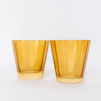 Estelle Colored Sunday Low Balls - Set of 2 {Butterscotch}