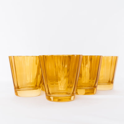 Estelle Colored Sunday Low Balls - Set of 6 {Butterscotch}
