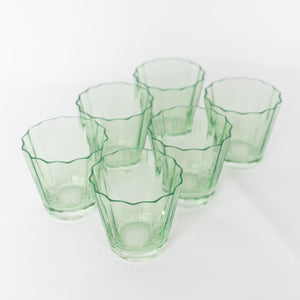 Estelle Colored Sunday Low Balls - Set of 6 {Mint Green}