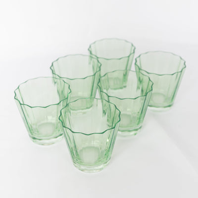 Estelle Colored Sunday Low Balls - Set of 6 {Mint Green}