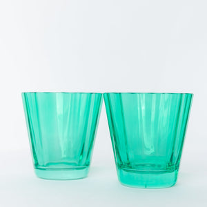 Estelle Colored Sunday Low Balls - Set of 2 {Kelly Green}